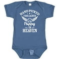 thumbnail image 3 of Inktastic Handpicked for Earth by My Pappy in Heaven with Angel Wings Boys or Girls Baby Bodysuit, 3 of 5