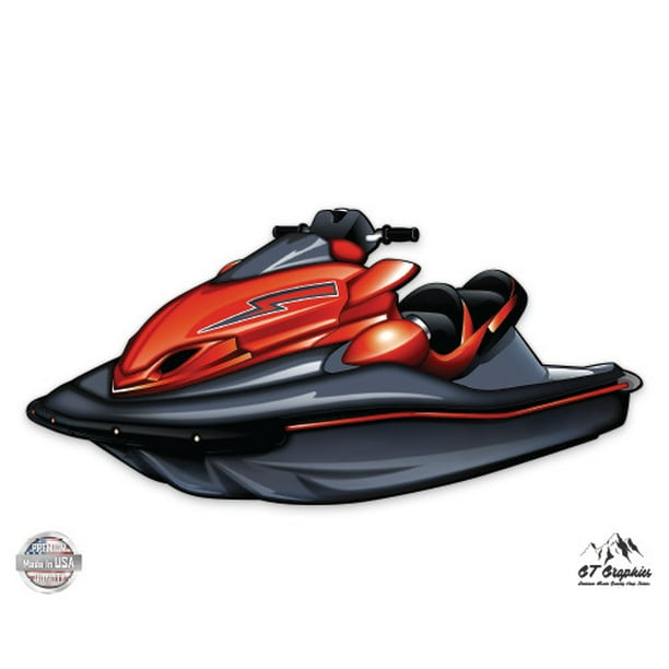 Jet Ski 12 Vinyl Sticker Waterproof Decal Walmart Com Walmart Com