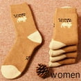 thumbnail image 5 of 1 Pairs Men/women Winter Camel Warm Couples Outdoor Cold Weather Wool Socks F0O9, 5 of 9