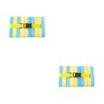 thumbnail image 4 of Naiovety Cinturón de natación Reemplazo profesional portátil Reutilizable Lavable Flexible Ajustable Principiante Ayuda de entrenamiento en Azul amarillo 2Conjunto, 4 of 6