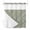 Green, variant on No Hook Shower Curtains with Snap-in Liner Set, Green Floral Waterproof Hotel Style Bathroom Shower Curtain, Spring Flowers Pattern Botanical Vintage Breathable Mesh Top Bath Curtains 72''x78''