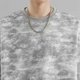 thumbnail image 5 of Goodtrade8 Long Sleeve Tops for Mens Outing Tie Dye Casual Crew Neck Oversized Sweatshirt, 5 of 6