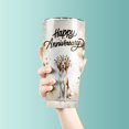 thumbnail image 3 of Happy Anniversary Brittany Spaniel Celebrates Wedding Love Family Party 30oz Stainless Steel Tumbler Insulated Cup with Lid Brittany Dog Lover Gifts Idea - 01015, 3 of 5