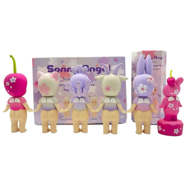 Sonny Angel Night Cherry Blossom - Cherry Blossom Series Confirmed Blind Box Figure (1) Assorted Sealed Blind Box Original Mini Figure, Limited Edition 2025 New Arrive