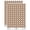Brown, variant on Howling Wolf Solid 200+ Round Stickers - White - Matte Finish - 0.50" Size