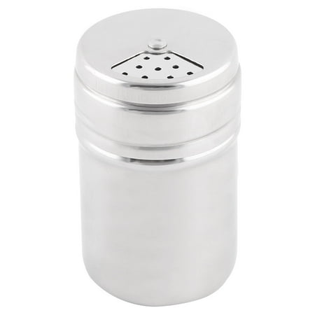 Stainless Steel Condiment Shakers Unique Bargains 3.2 Inch High Stainless Steel Spice Salt Pepper Shaker Condiment Cruet Bottle ()