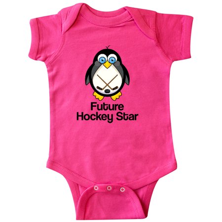 

Inktastic Future Hockey Star Penguin Gift Baby Boy or Baby Girl Bodysuit