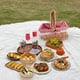 thumbnail image 4 of Canasta Tejida A Mano Canasta De Ratán Hechas A Mano Canasta De Sauce De Sauce Con Tapas De Algodón De Apertura De Doble Abertura Para Picnics Acampando Decoración Del Hogar, 4 of 7
