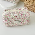 thumbnail image 2 of Floral Print Travel Toiletry Portable Makeup Organizer Pouch for Storage, 2 of 2