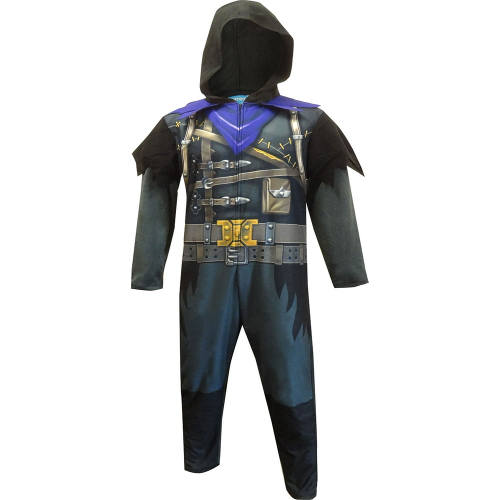 Fortnite Fortnite Men's Fortnite Dress Like Raven Onesie Pajama