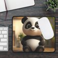 thumbnail image 3 of Cute Panda Gaming Mouse Pad, Panda Decor, Gamer Gift, Desk Accessory, Animal, 3 of 4