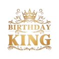 thumbnail image 2 of [Cool Birthday King Tee] Casual Birthday King Men's Short-sleeved T-shirt - Comfortable and Versatile Daily Spring and Summer Clothing, 2 of 7