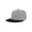 Grey/black, variant on Decky 7011 Youth 6 Panel High Profile Structured Acrylic/Polyester Snapback Hat-Grey/Navy