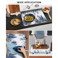 thumbnail image 5 of Large Induction Cooktop Protector Mat Blue Snowman Christmas Stove Top Covers for Electric Stove, Xmas Tree Forest Eucalyptus Leaves Decorative Stove Burner Cover Mats, Glass Top Stove Cover, 5 of 7