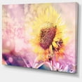 thumbnail image 2 of Sunflower With Rainbow Light Effect - Floral Canvas Art Print, 2 of 4