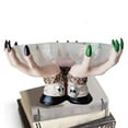 thumbnail image 3 of Sahpxhe Halloween Resin Witch Hand Bowl Holders Decoration with Scary Horrific for Halloween Home Kitchen or Party Decor 5.9x3.93Inch Black, 3 of 6