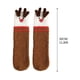 thumbnail image 3 of Calcetines de Navidad - Calcetines térmicos de forro polar con bolas de Navidad para regalo, 1 par, de color sólido, engrosados para la comodidad invernal, 3 of 3