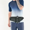 thumbnail image 1 of Fridja Sac Banane avec Porte-Bouteille d'Eau pour Hommes Femmes, Grand Sac Banane de Randonnée avec Sangle Réglable pour Cyclisme Randonnée Promenade de Chien Extérieur, Sac Multifonction Gris, 1 of 5