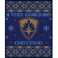 thumbnail image 2 of Boy's Guardians of the Galaxy Holiday Special Ugly Christmas Sweater  Graphic Tee Navy Blue X Large, 2 of 4