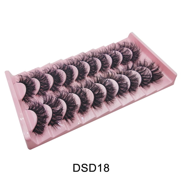 Pestañas Postizas DingSen DD Curl 10-23mm 3D Reutilizables Extensiones De Gao Jiahui unisex
