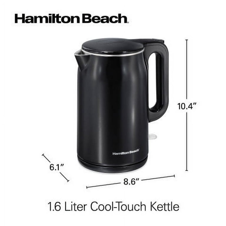 Hamilton Beach Cool-Touch Digital 1.7 Liter Kettle BLACK 41033