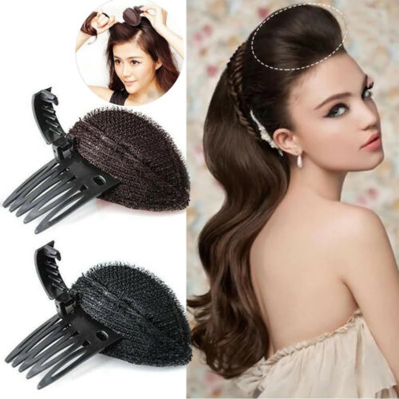 2 PCS Puff Hair Head Cushions Invisible Fluffy Hair Clip Durable Long  Lasting Lightweight Useful Tool Suit for Women 