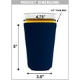 thumbnail image 3 of Beer Ingredients Pint Glass Coolie(Navy), 3 of 3
