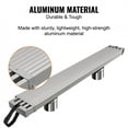 thumbnail image 4 of Telescoping Aluminum Work Plank, 6-9 Feet 500lbs Capacity, 12.5 inch Width Aluminum Scaffold Plank,Extension Staging Plank with Skid-Proof Platform Scaffold Ladder Accessory, 4 of 7