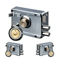 thumbnail image 2 of Exterior Iron Door Locks Security Anti-theft Lock Multiple Insurance Lock Wood Gate Lock Hardware, 2 of 7