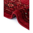 thumbnail image 7 of Unique Loom Tekke Collection Area Rug - Khabour (2' 7" x 10' Runner Red/Black), 7 of 7
