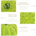 thumbnail image 2 of Sipeihong 2Pcs Woven Rattan Pendant Light Shade Green, 2 of 10