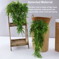 thumbnail image 4 of Yuarrent 2 piezas de plantas artificiales de ratán colgantes de vid plantas de vid falsa hojas de plástico verde ramas jardín de pared Decoración, 4 of 6