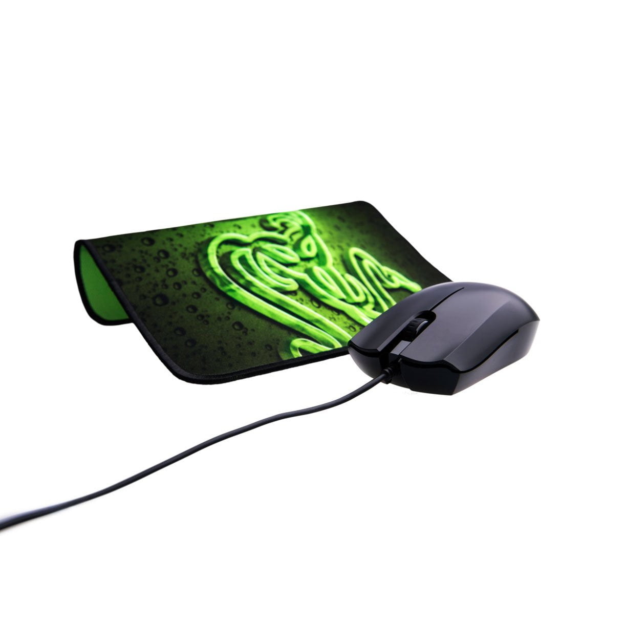 Open Box Razer Abyssus 2000 DPI Mouse /& Goliathus High Texture Mouse Pad