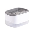 thumbnail image 1 of Dispensador de jabón para lavar platos, Dispensador de jabón para platos Espacio Dispensador de jabón de cocina Dispensador de jabón para platos de encimera Claridad notable, 1 of 8