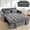 Dark Gray, variant on Wakefit 54" 3 in 1 Convertible Sleeper Sofa Bed, Corduroy Loveseat Couch Bed Sofa Pull Out with 5-Position Adjustable Backrest, Storage Pockets, Lumbar Pillows for Living Room, Black