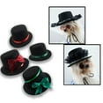 thumbnail image 3 of Dog Costume Top Hat Black Fabrics Funny Hat Pet Formal Accessories for Cat Kitten Dog St. Patricks Party Supplies, 3 of 6