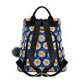 thumbnail image 2 of FORMRS Women's Travel Backpack Purse Anti-theft Hidden Pockets Casual Shoulder Bag, Elegant Daisy Pattern, 2 of 7