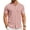 Pink, variant on COOFANDY Mens Knit Shirt Short Sleeve Button Down Shirts Casual Summer Beach Vintage Polo Shirts