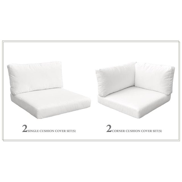 Ensemble Coussin pour MONACO-05b en Voile Blanche
