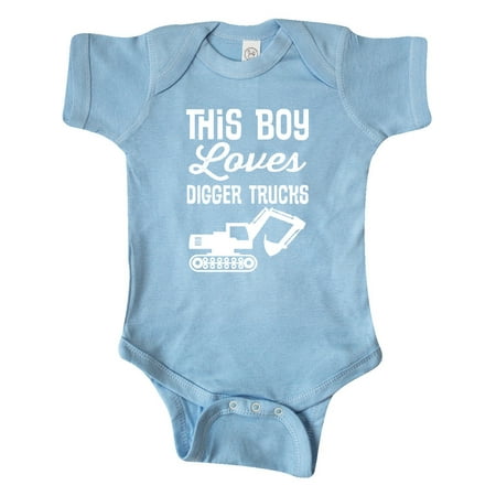 

Inktastic Shovel Truck Boys Construction Digger Gift Baby Boy Bodysuit