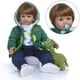 thumbnail image 1 of Muñeca Reborn para niños pequeños iCradle Fridolin de 60 cm con pelo largo para mayores de 3 años, 1 of 6