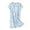 A-Light Blue141, variant on Womens Nightgown Llama Print Short Sleeve Crew Neck Soft Stretchy Loungewear Home Sleepwear