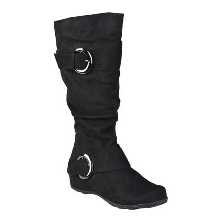 

Women s Journee Collection Jester-01 Slouch Knee-High Boot Black 6 M
