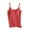 Watermelon Red, variant on Camisole Top for Women Built In Bra Solid Color Adjustable Spaghetti Strap Cami Sleeveless Summer Tops Purple S
