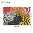 thumbnail image 4 of Yayeee Bath Rugs for Bathroom Floor Set of 2 Non Slip Fluffy Soft Absorbent Mat, Abstract Boat, 4 of 7