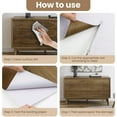 thumbnail image 5 of 8cm Wide Self-Adhesive Wood Grain Waterproof Anti-Mold Tape (Color 16,15FT), 5 of 7