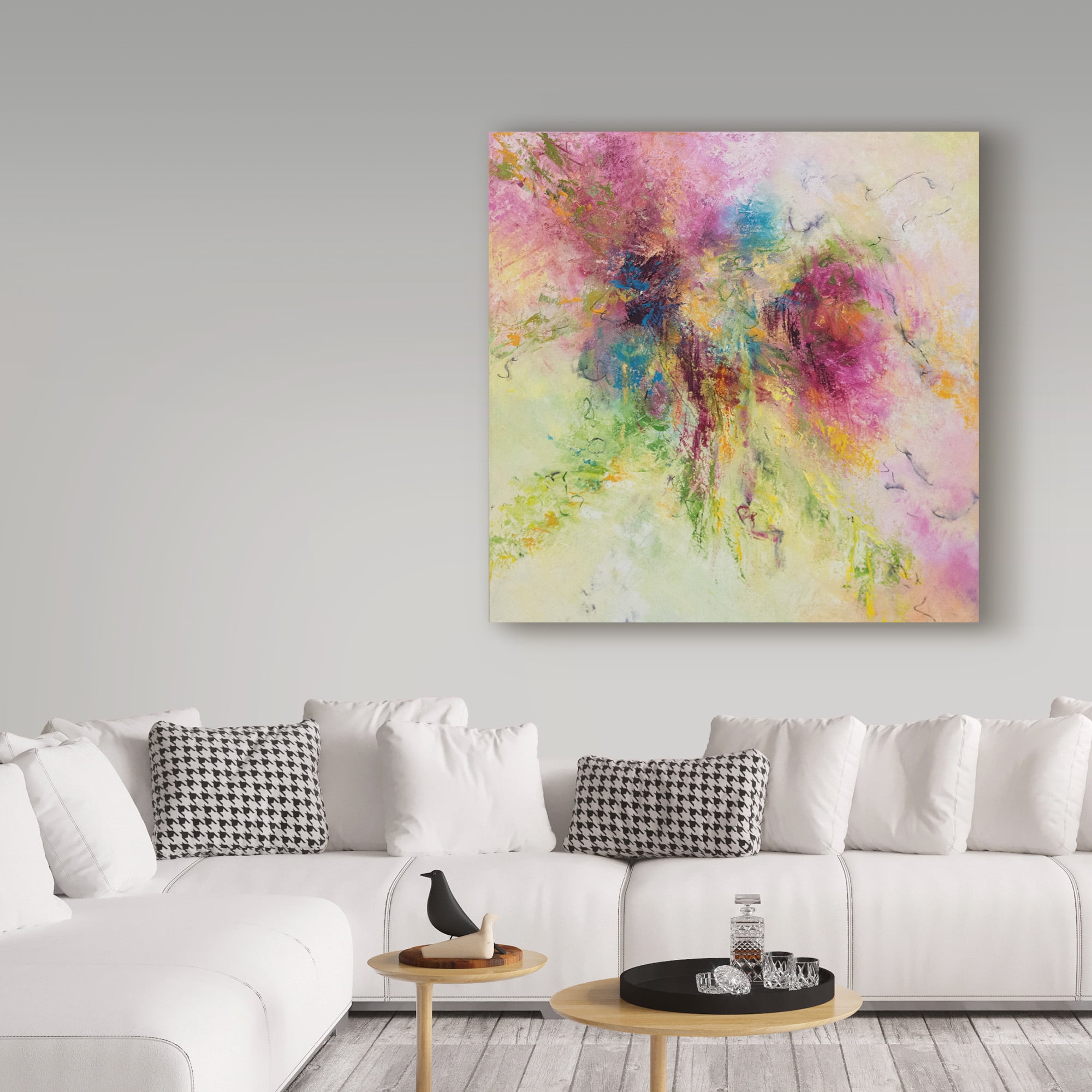 Trademark Fine Art 'A Walk in the Garden' Canvas Art by Aleta Pippin