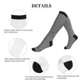 thumbnail image 4 of Compression Socks For Women Men Rotational Motion Illusion Psychedelic Support Knee High Socks, 4 of 7