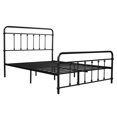 thumbnail image 4 of Full Size Metal Bed Frame with Headboard and Feetboard, No Spring Box Needed, Black, 4 of 7