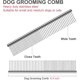 thumbnail image 2 of 4 in 1 Stainless Steel Professional Dog Grooming for Scissors Thinning Curved Scissors and Comb Pink, 2 of 5